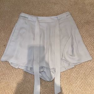 flowy shorts with tie in front